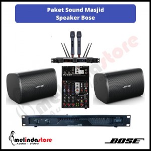 Paket Sound System Masjid Indoor Speaker Bose DM6SE | 2 Speaker